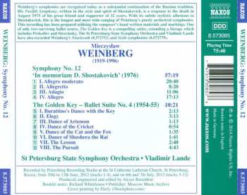 CD Mieczysław Weinberg: Symphony No. 12 'In Memoriam D. Shostakovich', The Golden Key - Ballet Suite No. 4 189474