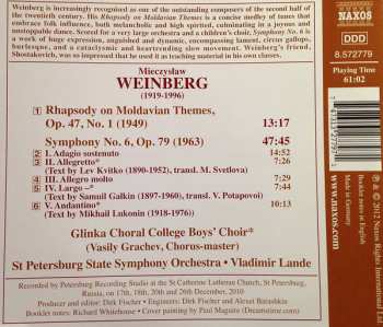 CD Mieczysław Weinberg: Symphony No. 6 / Rhapsody On Moldavian Themes 183831