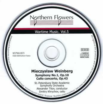 CD Mieczysław Weinberg: Symphony No.1, Cello Concerto 299591