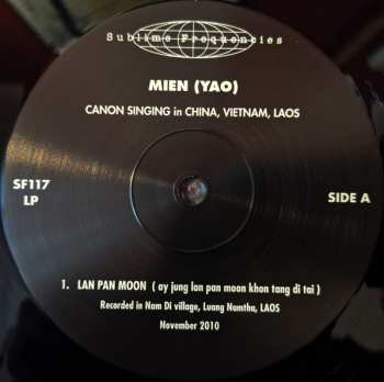 LP Yao: Canon Singing in China, Vietnam, Laos LTD 430838
