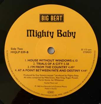 LP Mighty Baby: Mighty Baby 484002