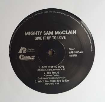 2LP Mighty Sam McClain: Give It Up To Love 188987