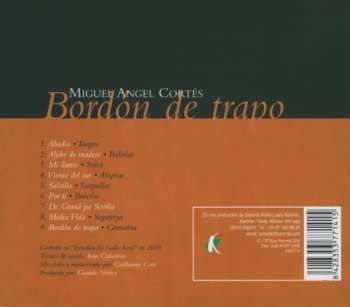 CD Miguel Ángel Cortés: Bordón De Trapo 271458