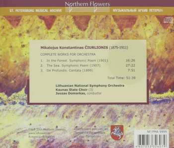 CD Mikalojus Konstantinas Ciurlionis: Complete Works For Orchestra 235266