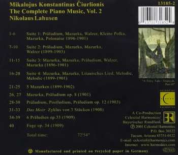 CD Mikalojus Konstantinas Ciurlionis: The Complete Piano Music Volume 2 195807