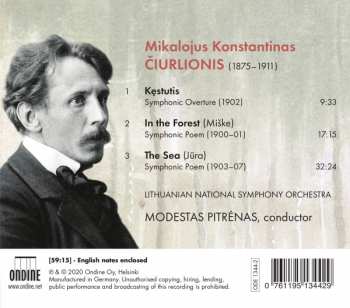 CD Mikalojus Konstantinas Ciurlionis: The Sea • In The Forest • Kęstutis Overture 294294