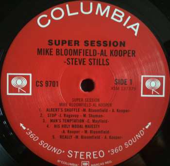 LP Mike Bloomfield: Super Session LTD 78372