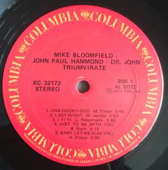 LP Mike Bloomfield: Triumvirate 132393