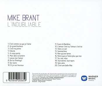 CD Mike Brant: L'Inoubliable 327827
