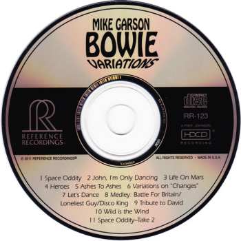 CD Mike Garson: The Bowie Variations For Piano 538093