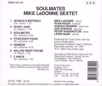 CD Mike LeDonne Sextet: Soulmates 516386