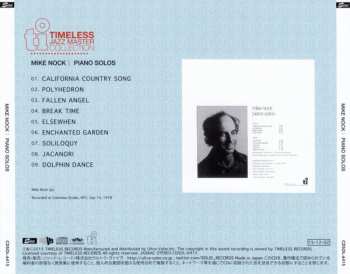 CD Mike Nock: Piano Solos LTD