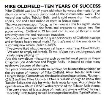 CD Mike Oldfield: Crises