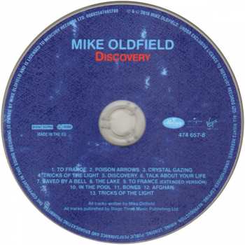 CD Mike Oldfield: Discovery 9852