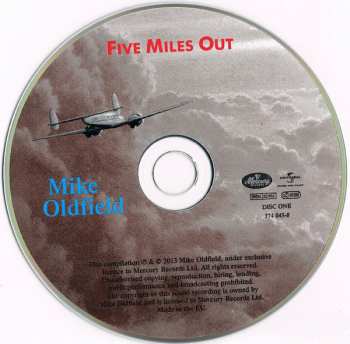 CD Mike Oldfield: Five Miles Out 12810