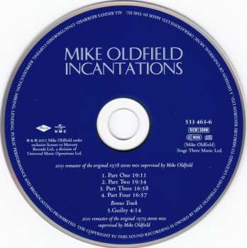 CD Mike Oldfield: Incantations 17822