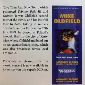 CD Mike Oldfield: Live Then & Now (Poland Broadcast 1999) 421666