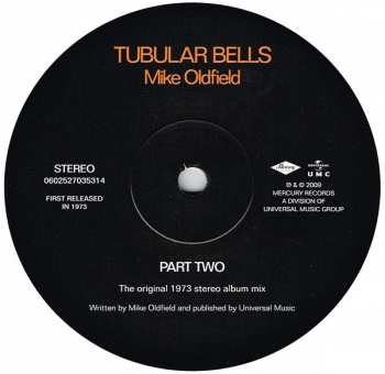 LP Mike Oldfield: Tubular Bells 62708