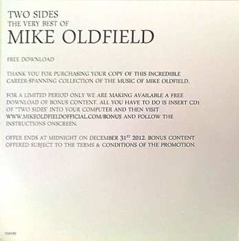 2CD Mike Oldfield: Two Sides (The Very Best Of Mike Oldfield) 37651