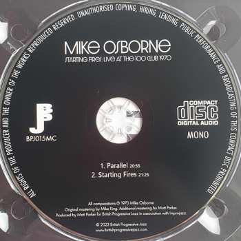 CD Mike Osborne: Starting Fires: Live At The 100 Club 1970 493629