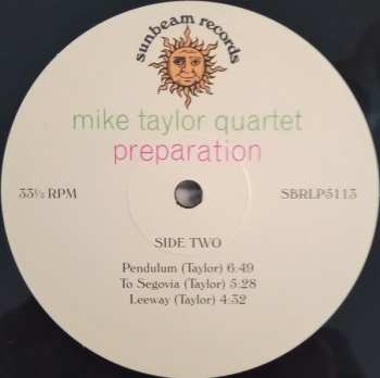 LP Mike Taylor Quartet: Preparation LTD 308520
