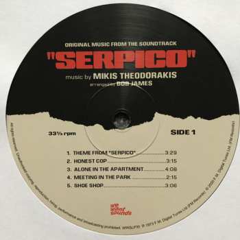LP Mikis Theodorakis: Serpico (Original Music From The Soundtrack) 321061