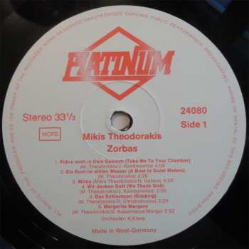 3LP/Box Set Mikis Theodorakis: Zorbas