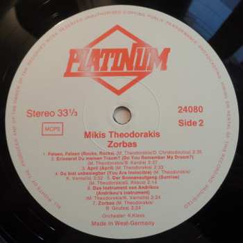 3LP/Box Set Mikis Theodorakis: Zorbas