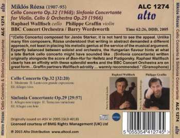 CD Miklós Rózsa: Cello Concerto & Sinfonia Concertante 337963