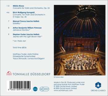 CD Miklós Rózsa: Violin Concertos   468178
