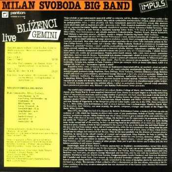 LP Milan Svoboda Big Band: Blíženci = Gemini (Live) 475811