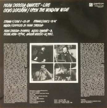 LP Milan Svoboda Quartet: Okno Dokořán = Open The Window Wide 43974