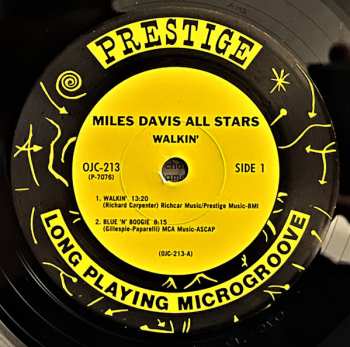 LP Miles Davis All Stars: Walkin'