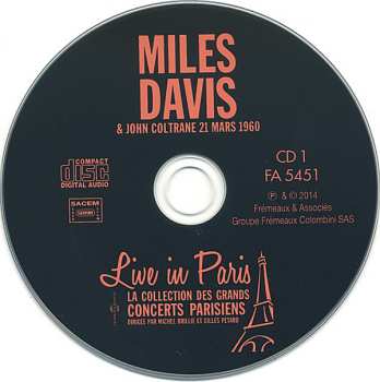 4CD Miles Davis: Live In Paris - 21 Mars / 11 Oct. 1960 461680