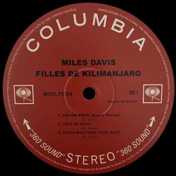 LP Miles Davis: Filles De Kilimanjaro 12569