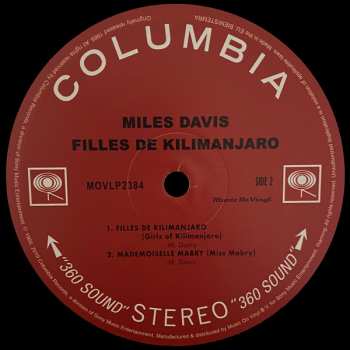 LP Miles Davis: Filles De Kilimanjaro 12569