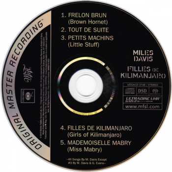 SACD Miles Davis: Filles De Kilimanjaro LTD | NUM 391893