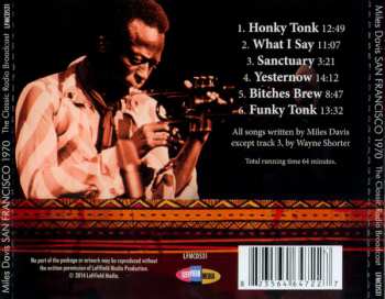 CD Miles Davis: San Francisco 1970: The Classic Radio Broadcast 412178