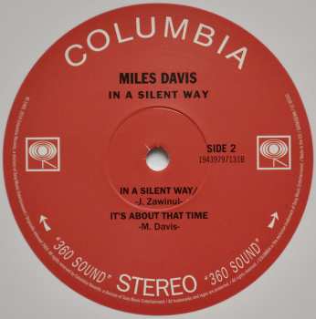 LP Miles Davis: In A Silent Way CLR 78822