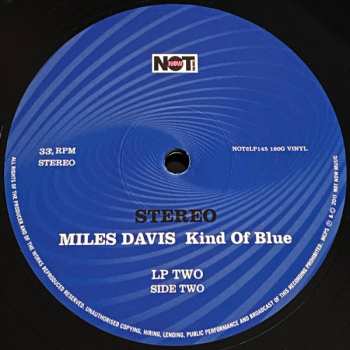 2LP Miles Davis: Kind Of Blue