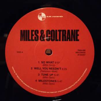 LP Miles Davis: Miles & Coltrane LTD 76706