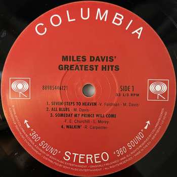 LP Miles Davis: Miles Davis' Greatest Hits 14855