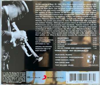 CD Miles Davis: Miles In Berlin 393940