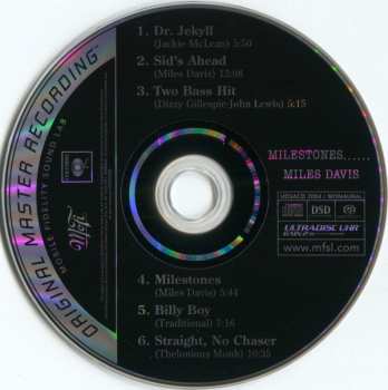 SACD Miles Davis: Milestones LTD | NUM 177306
