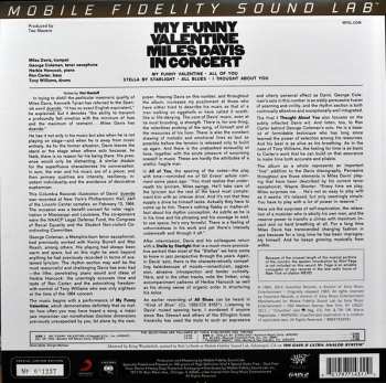 LP Miles Davis: My Funny Valentine - Miles Davis In Concert LTD | NUM 457775