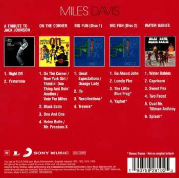 5CD/Box Set Miles Davis: Original Album Classics  26707