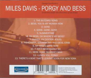 CD Miles Davis: Porgy And Bess