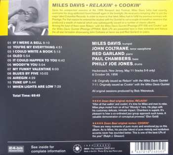 CD Miles Davis: Relaxin' + Cookin' 230238