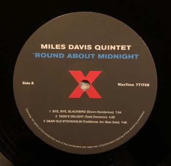 LP Miles Davis: 'Round About Midnight LTD 31087
