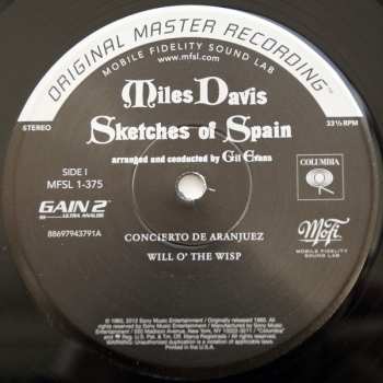 LP Miles Davis: Sketches Of Spain LTD | NUM 465432